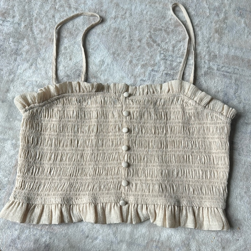 Blue Pepper Crop Top
